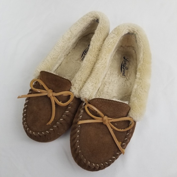 Lucky Brand Shoes - Lucky Brand Moccasin Slippers Beige Size 9  womens